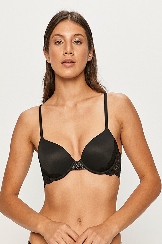 Calvin Klein Underwear - Sutien cu balene negru 000QF5435E