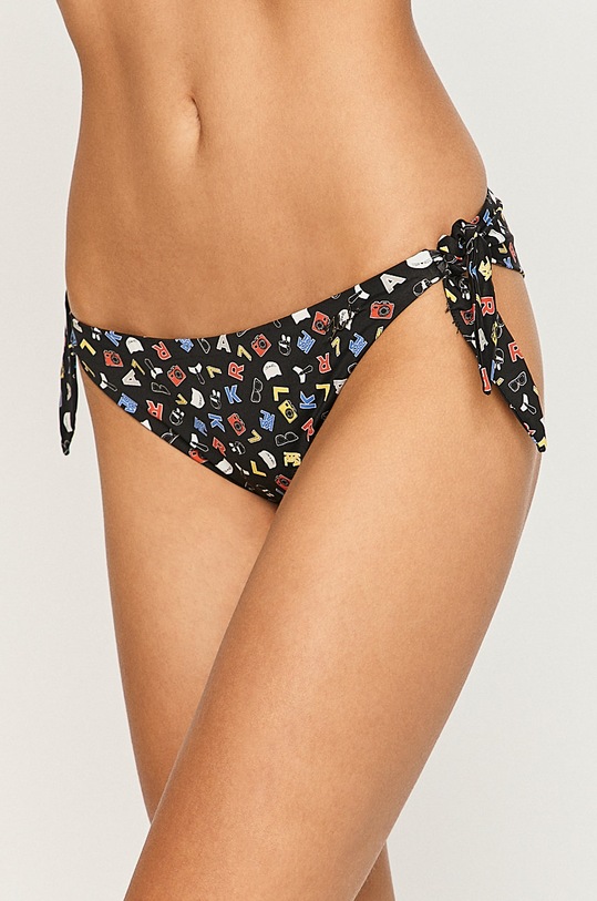 Karl Lagerfeld - Plavkové nohavičky spodný čierna KL20WBT16
