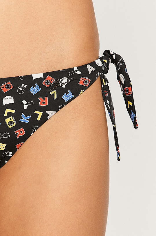 Karl Lagerfeld - Plavkové nohavičky čierna KL20WBT16