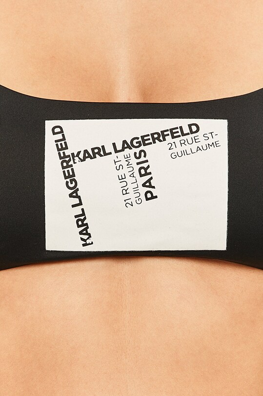 Karl Lagerfeld top bikini nero KL20WTP23
