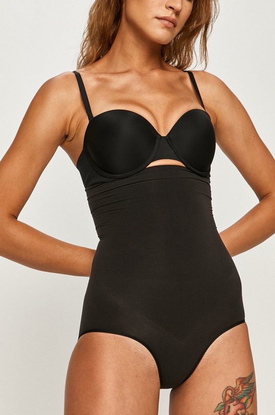 Spanx - Figi modelujące Power Collection dzianina czarny 2746