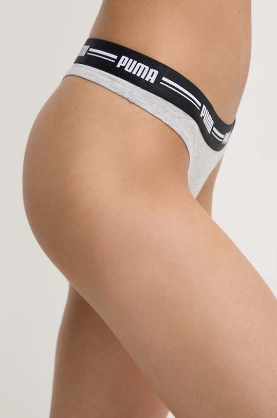 Одяг Стринги Puma 2-pack 907854 сірий