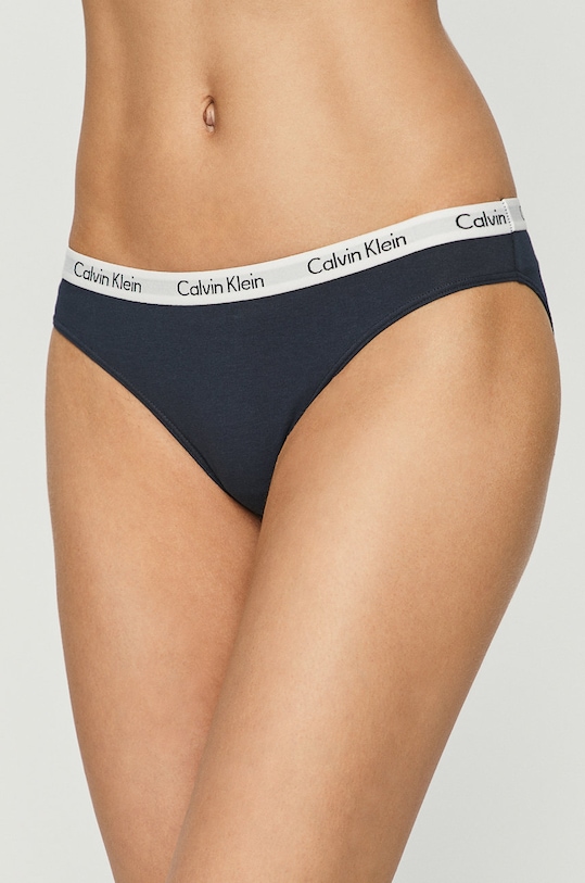 Calvin Klein Underwear - Figi dzianina granatowy 0000D1618A