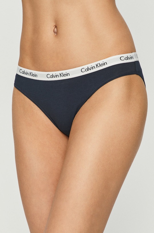 Calvin Klein Underwear - Figi dzianina granatowy 0000D1618A