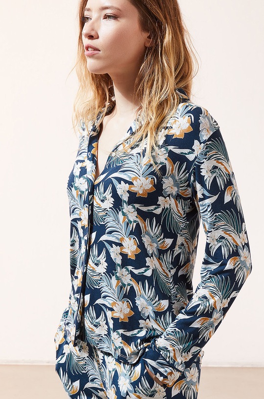 Etam - Koszula piżamowa JOLEEN granatowy 652300535