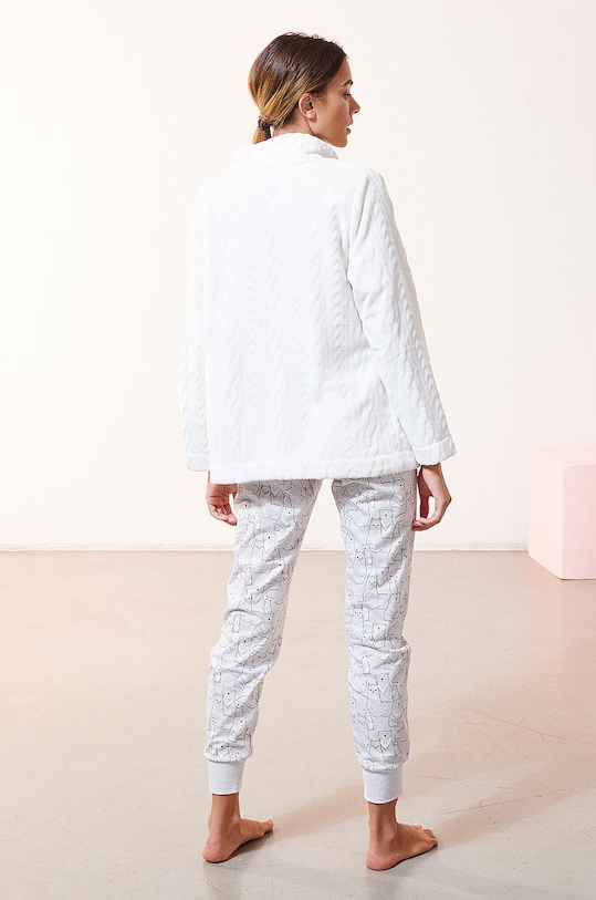 Etam - Komplet piżamowy 3-częściowy OANA biały 652308280