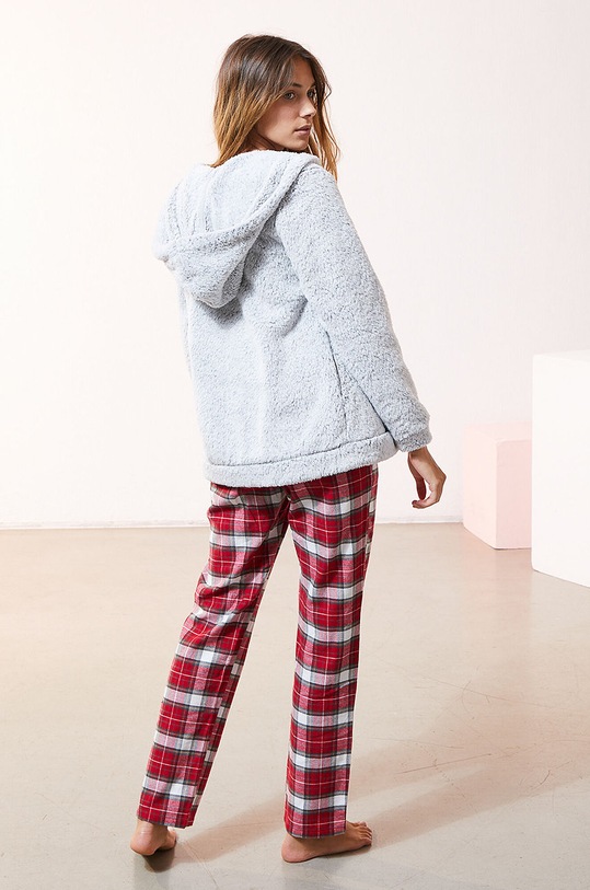 Etam - Komplet piżamowy 3-częściowy OWEN szary 652313402