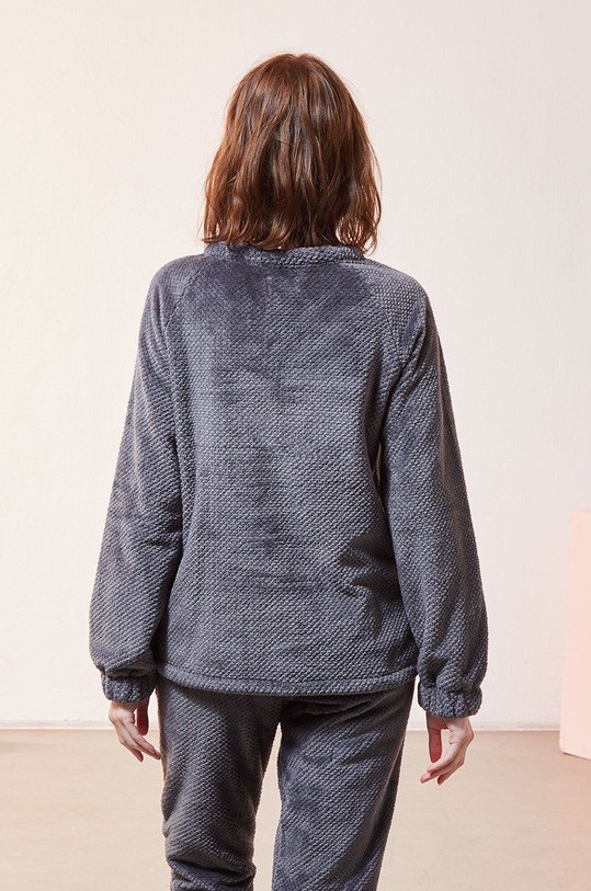 Odzież Etam - Bluza piżamowa OXFORD 652317104 szary
