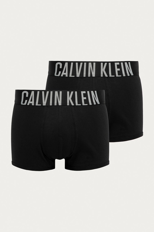 Calvin Klein Underwear - Boxerky (2-pak) pletenina čierna 000NB2602A