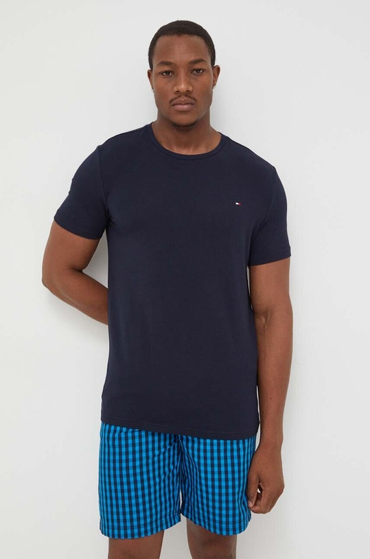Pyžamo Tommy Hilfiger sada modrá UM0UM01959