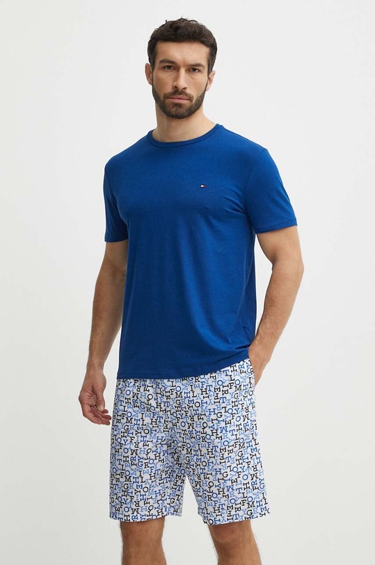Pyžamo Tommy Hilfiger sada námořnická modř UM0UM01959