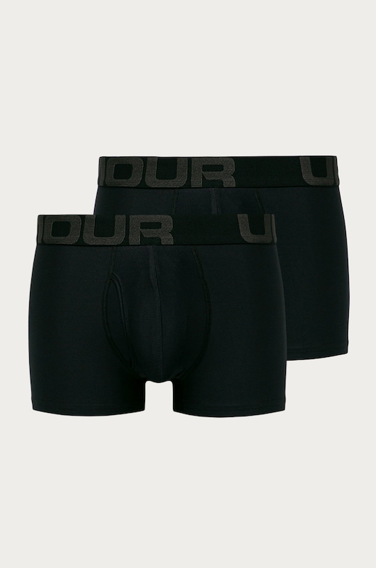 Under Armour - Μποξεράκια (2-pack) εφαρμοστό σορτς μπόξερ μαύρο 1363618.001