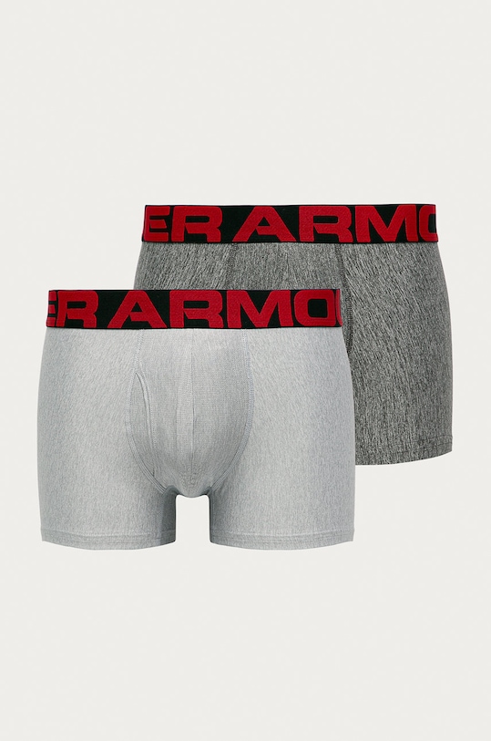 Under Armour - Bokserki (2-pack) 1363618.011 dzianina szary 1363618.011
