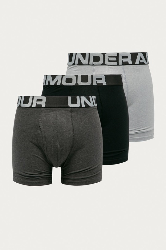 Under Armour - Боксерки (3 чифта) 1363617. трикотаж сив 1363617.
