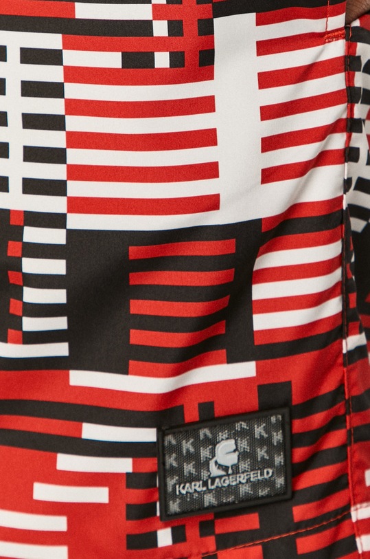 Karl Lagerfeld - Pantaloni scurti de baie rosu KL20MBM11