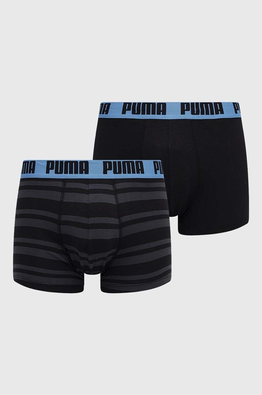 Puma bokserki 2-pack dzianina czarny 907838