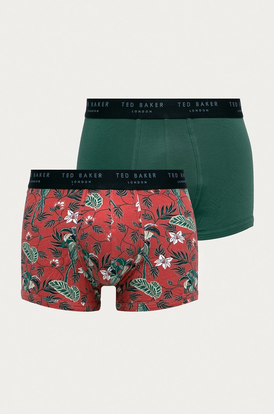 Ted Baker - Bokserki (2-pack) wzorzyste zielony 175998