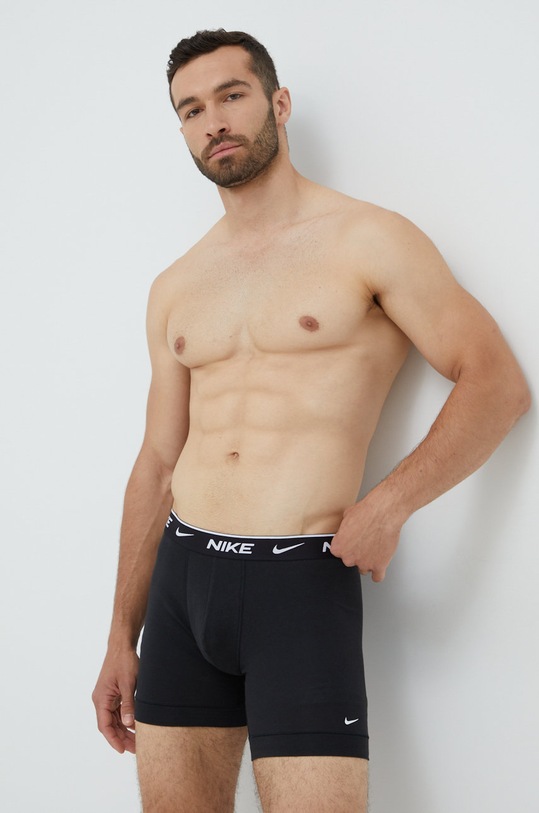 Boxerky Nike ( 3-pak) pletenina šedá KE1007