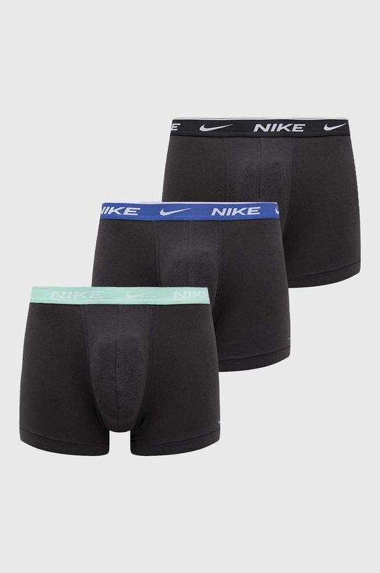 Boxerky Nike (3-pak) potisk černá KE1007