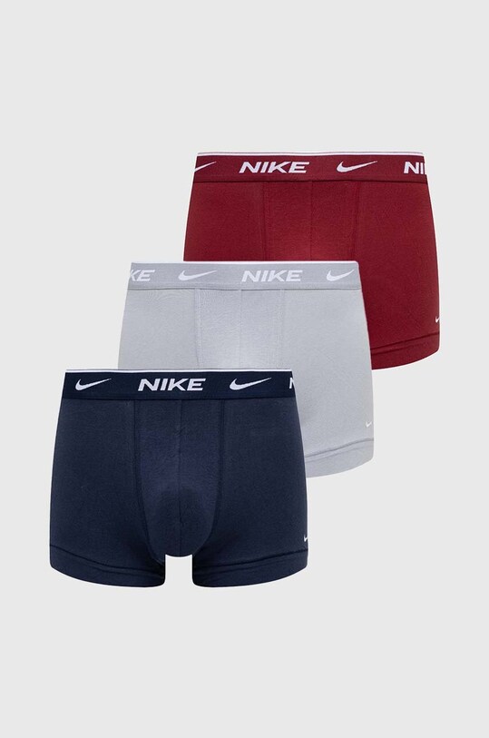 Nike bokserki 3-pack dzianina bordowy KE1008