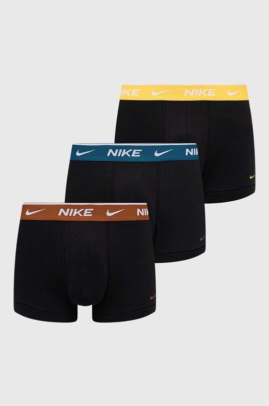 Μποξεράκια Nike 3-pack εφαρμοστό σορτς μπόξερ καφέ KE1008
