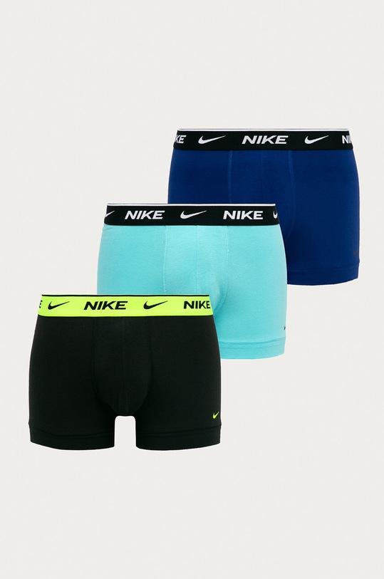 Boxerky Nike (3-pak) pletenina tyrkysová KE1008