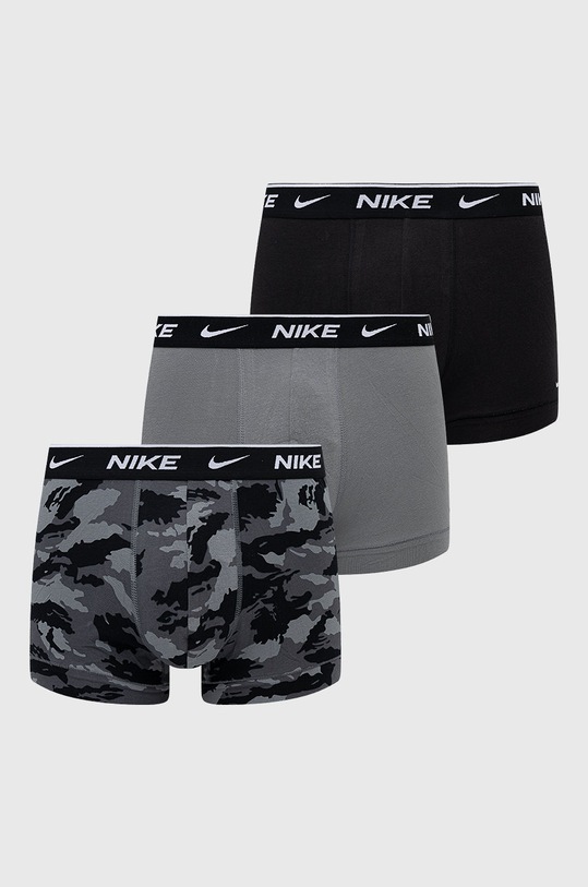 Boxerky Nike 3-pak pletenina sivá KE1008