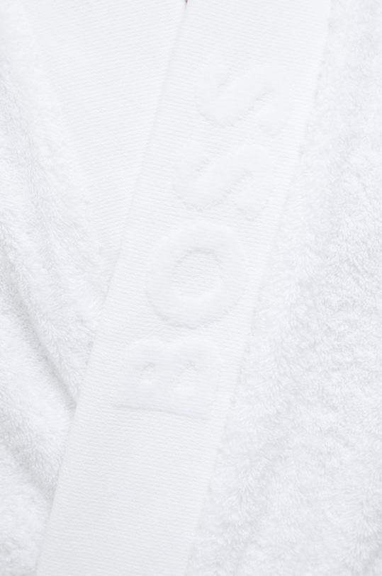 Памучен халат BOSS PLAIN.MEN бял