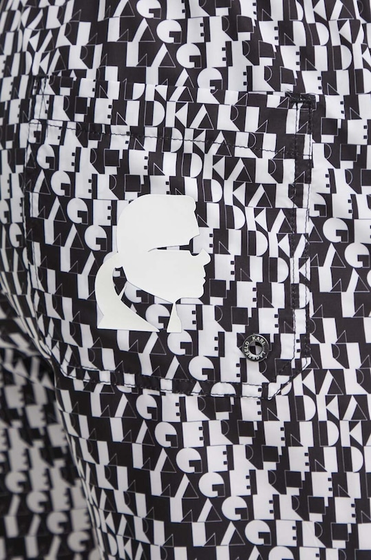 Karl Lagerfeld pantaloni scurti negru KL20MBM09