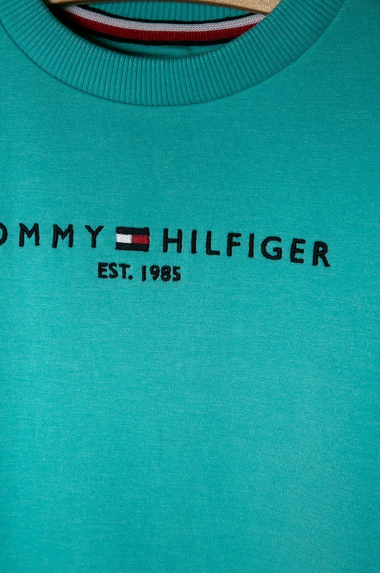 Chłopiec Tommy Hilfiger - Bluza dziecięca 98-176 cm KB0KB05797 turkusowy