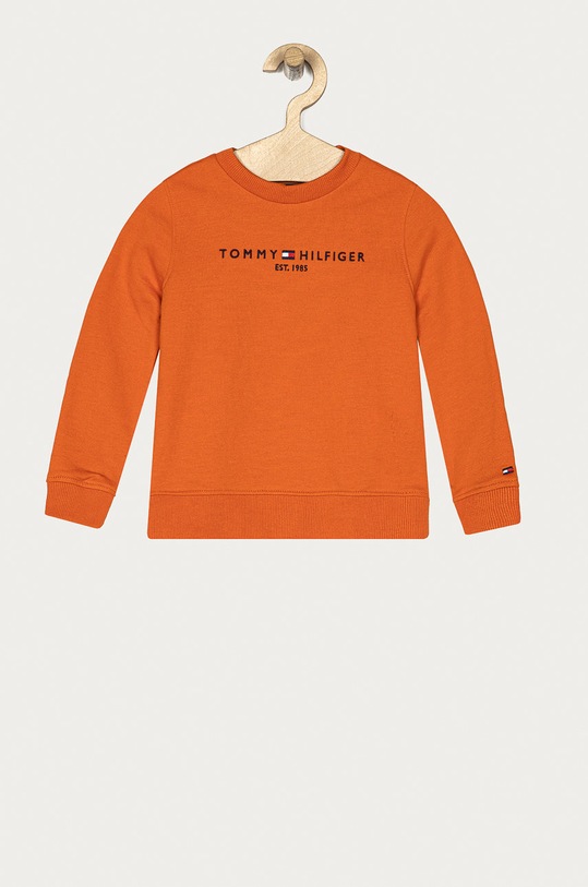 Tommy Hilfiger - Bluza dziecięca 98-176 cm aplikacja pomarańczowy KB0KB05797