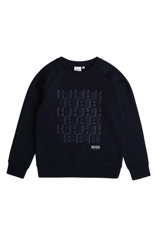 Boss - Bluza copii print bleumarin J25G64.164.176