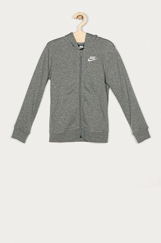 Nike Kids - Bluza dziecięca 122-170 cm z kapturem szary BV3699