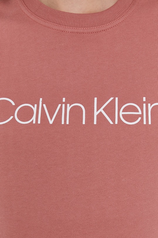 Bavlněná mikina Calvin Klein K20K202157 růžová