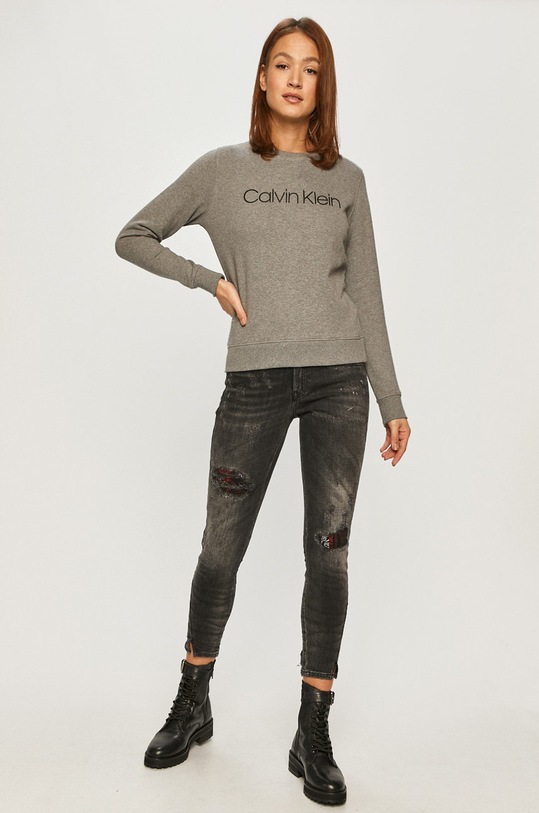 Calvin Klein hanorac de bumbac K20K202157 gri AA00