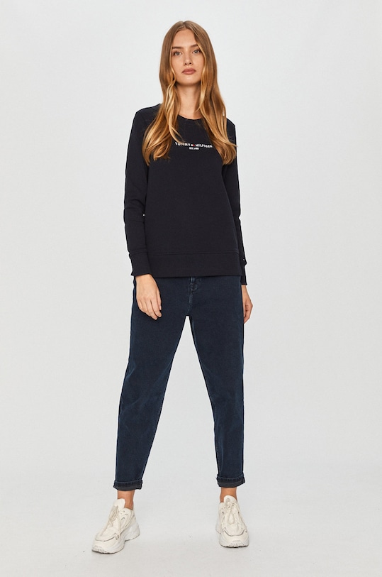 Tommy Hilfiger - Μπλούζα WW0WW28220 σκούρο μπλε AW21