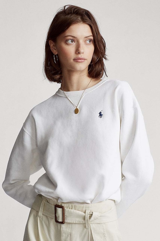 Polo Ralph Lauren Μπλούζα χωρίς κουκούλα λευκό 211794395002
