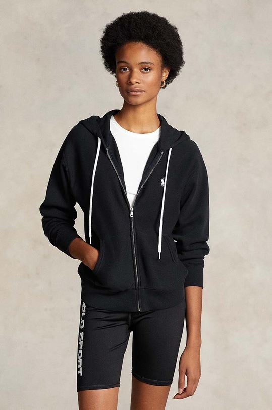 Polo Ralph Lauren - Bluza 211794396001 z kapturem czarny 211794396001