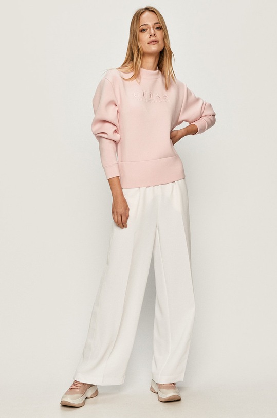 Guess Jeans - Bluza W0YQ40.K7UW0 różowy AW20