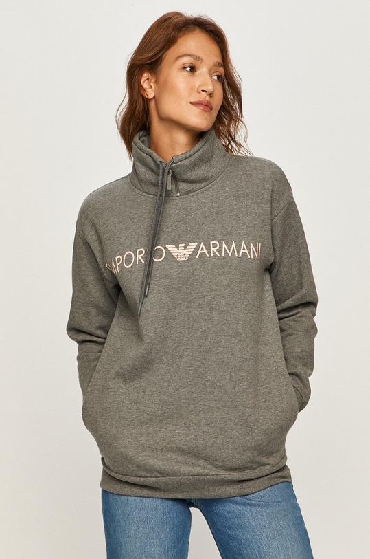 Emporio Armani - Mikina bez kapucne sivá 164385.0A250
