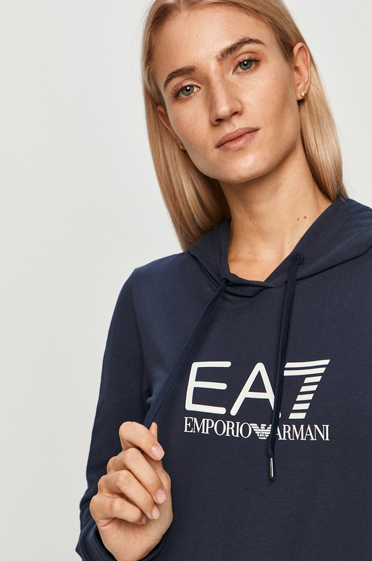 EA7 Emporio Armani - Bluza 8NTM40.TJ31Z z kapturem granatowy 8NTM40.TJ31Z
