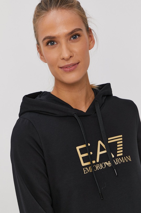 EA7 Emporio Armani - Mikina s elastanom čierna 8NTM40.TJ31Z