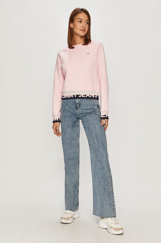 Tommy Jeans - Bluza DW0DW08979 DW0DW08979 różowy AW20