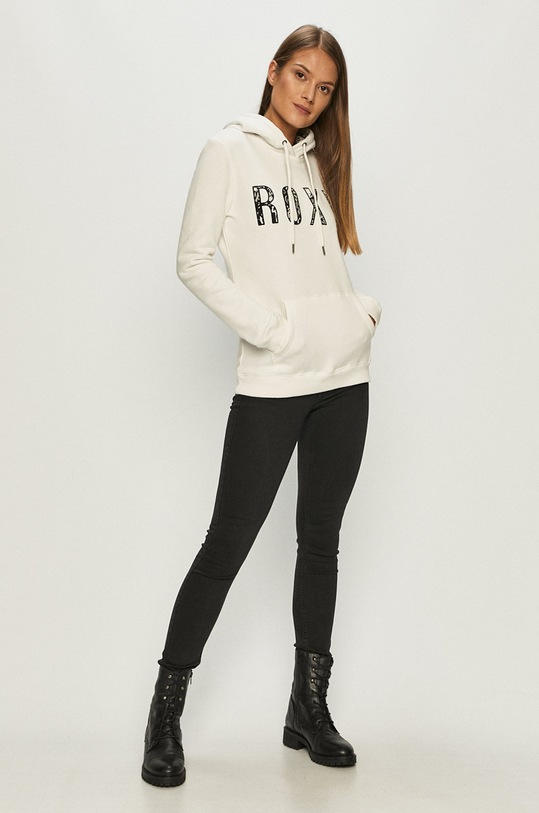 Roxy - Mikina ERJFT04280 biela AW20