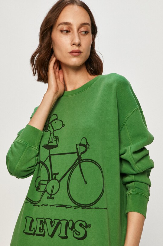 Levi's - Bluza x Peanuts verde 77376.0008