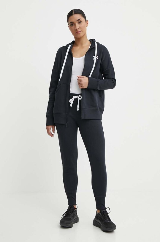 Under Armour - bluză 1356400.001 1356400.001 negru AW20