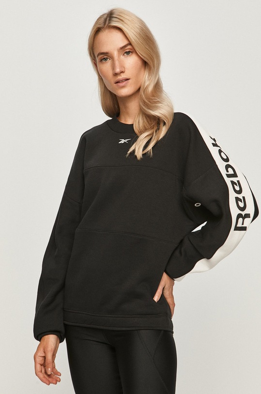 Reebok - Bluza FU2411 print negru FU2411