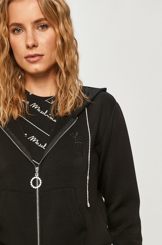 Guess Jeans - Mikina černá W0YQ73.K7UW0