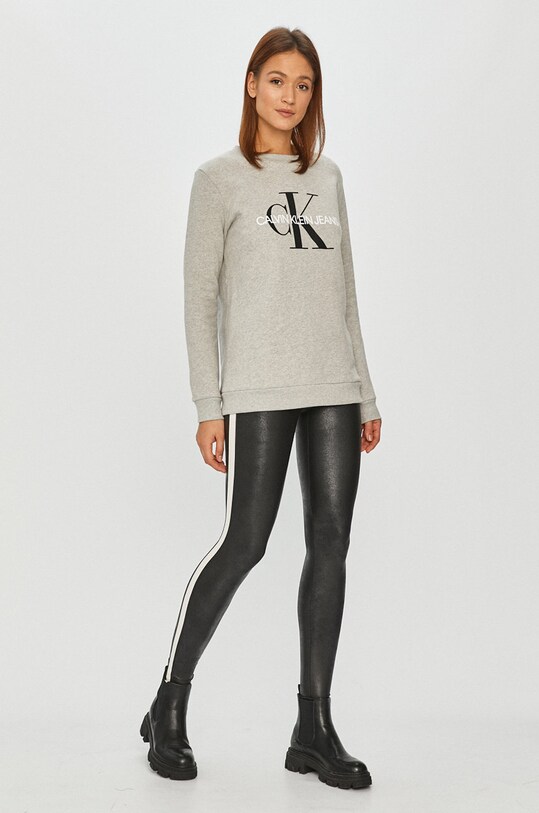 Calvin Klein Jeans - Bluza bawełniana J20J207877 J20J207877 szary AW20