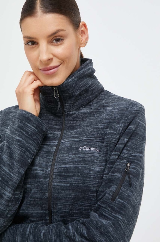 Športová mikina Columbia Fast Trek Printed tmavomodrá 1622211